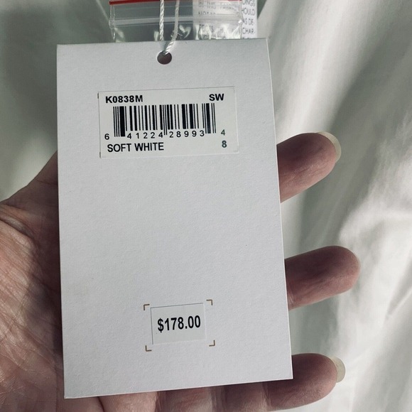 Gal Meets Glam Ann Ruffle Tiered Dress Womens Size 8 Soft White NWT $178 - Picture 11 of 16